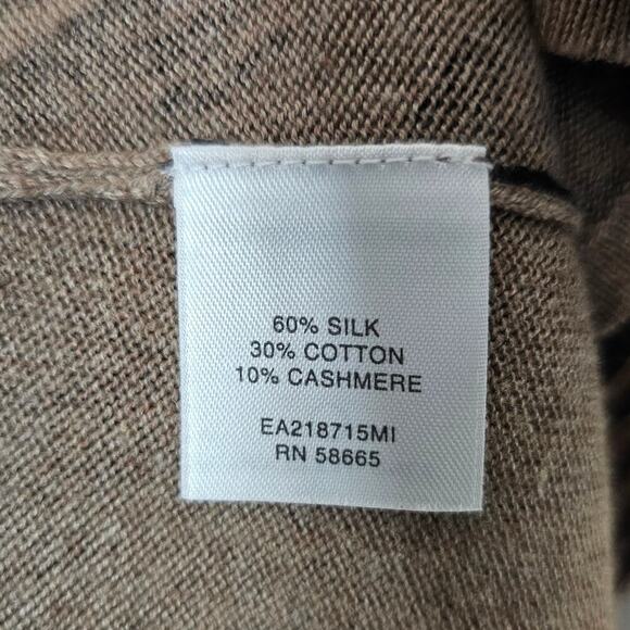 Classiques Entier Small Silk Cashmere Cardigan Animal Print  Mobwife Open  Soft - Picture 6 of 7